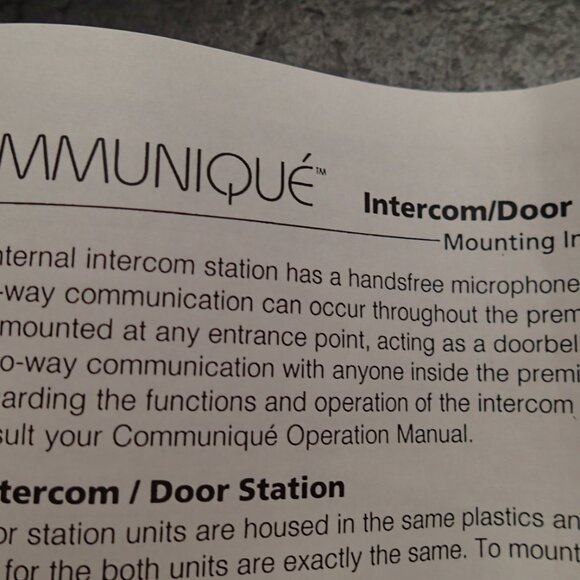 DSC Communique Home Phone System Intercom Station - Picture 7 of 7